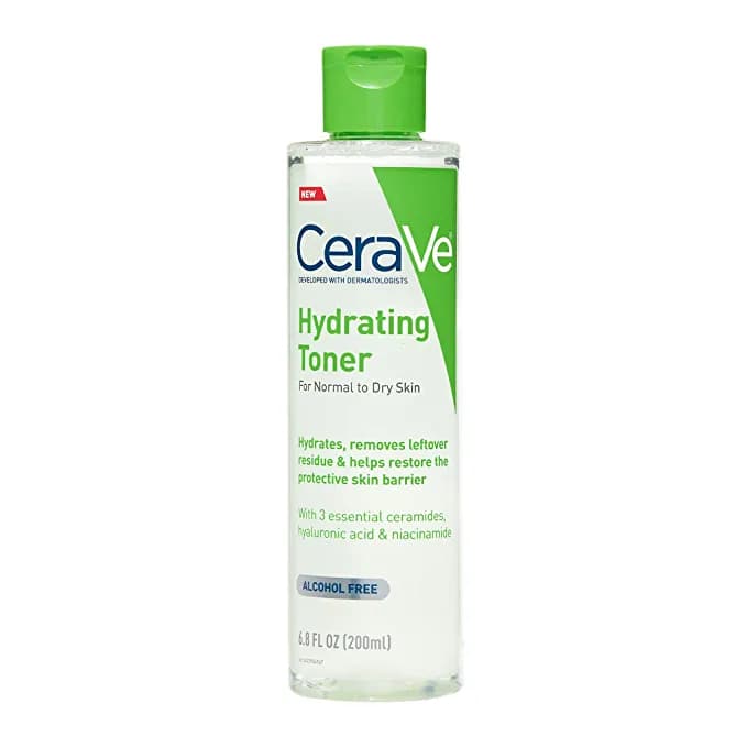 CeraVe Lotion Tonique Hydratante pour Peaux Normales à Sèches sans Alcool - 200ml