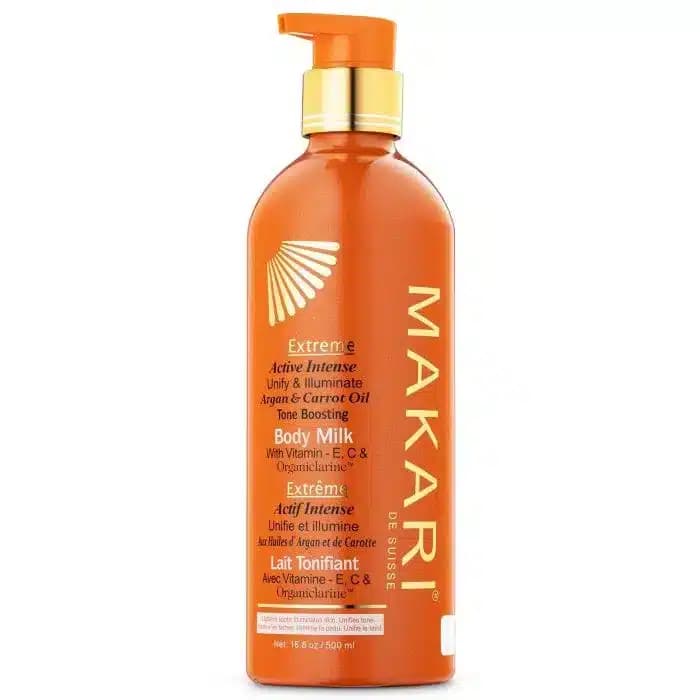 Lait Tonifiant aux Huiles d’Argan et de Carotte Makari Extrême Active Intense 500ml