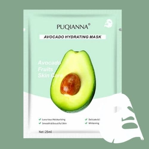 Masque Facial PUQIANNA Hydratant à l'Avocat 25ml