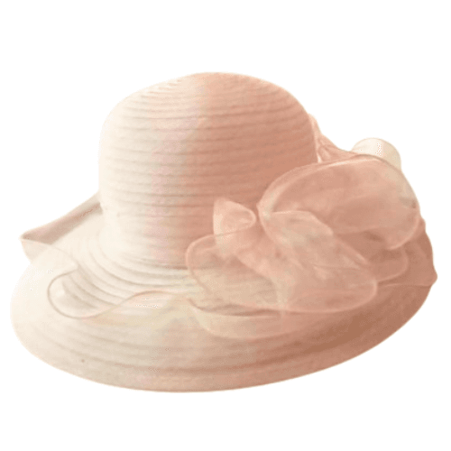 Chapeau Spécial Mariage pour Femme Blanc Cassé