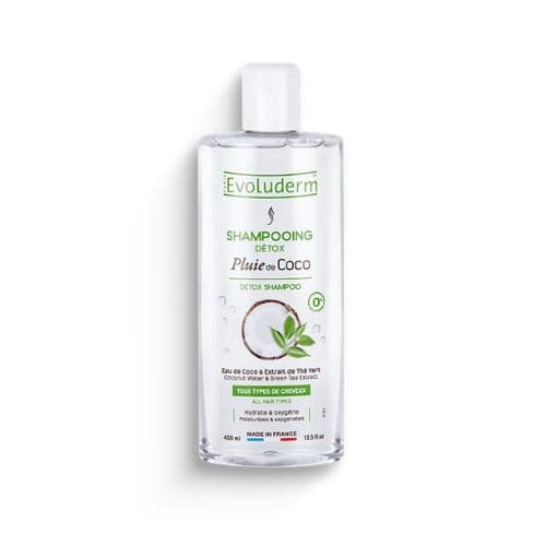 Evoluderm Shampooing Cheveux Détox Pluie de Coco 400ml