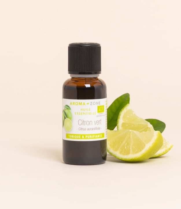 Huile Essentielle de Citron vert BIO AROMA-ZONE Pour Fraîcheur, énergie &amp; purification naturelle
