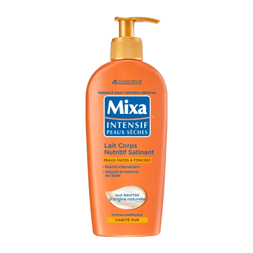 Lait Corps Nutritif Satinant au Karité MIXA 250ml