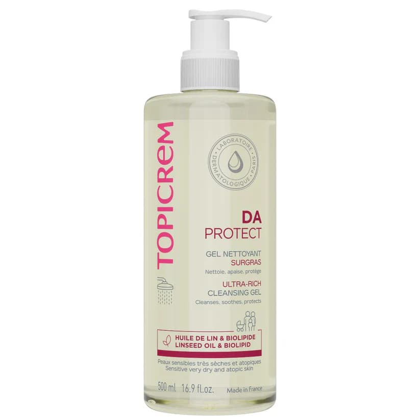 DA PROTECT Gel Nettoyant Surgras TOPICREM 500 ML