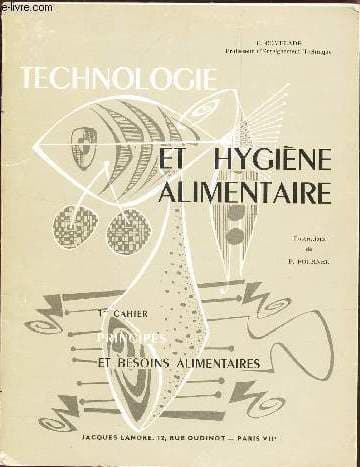 Premier Cahier Technologique et d'Hygiène Alimentaire
