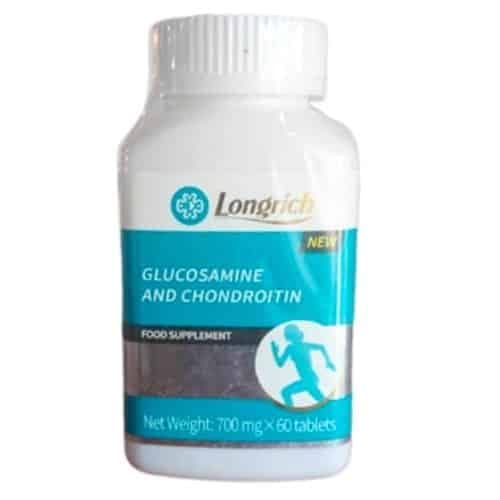 Complément alimentaire Longrich Glucosamine and Chondroitin 60 tablettes De 700mg
