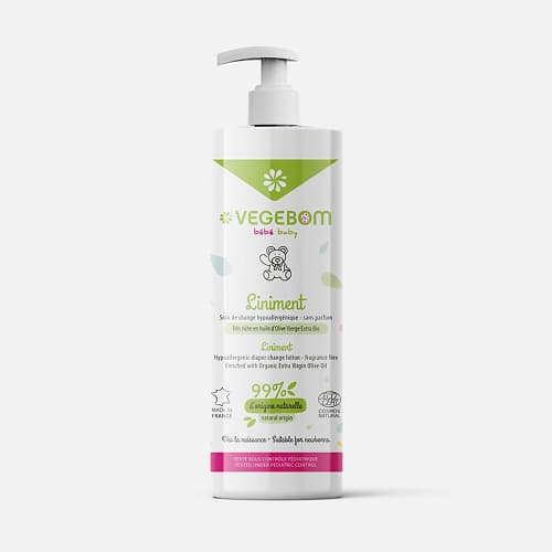 Lotion nettoyante VEGEBOM pour Bébé , 250ml